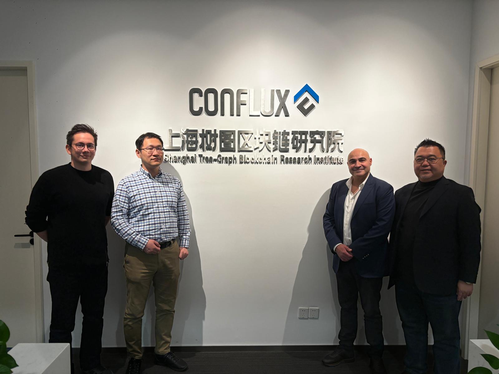 CONFLUX blockchain partnership China November 2025